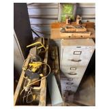 Lights & Bench & File Cabinet