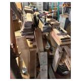 Stack of Wood & 2 Saw Horses