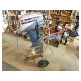 Evinrude 99 Outboard Motor w/Stand