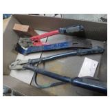2 - Crimper/Bolt Cutters, 2 Pry Bars