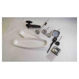 9 Kitchen Utensils - Can Opener, Onion Holder,
