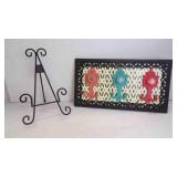 Hobby Lobby 3-Knob Wall Decor & Metal Photo Holder