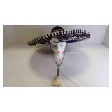 Authentic Velvet Mariachi Sombrero Embroidered w/