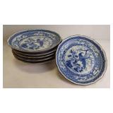 6 Vintage Andrea by Sadek Japanese Dinner Plates
