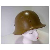 WWII Era Bulgarian M36 Steel Military Helmet w/