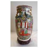 Authentic Chinese Rose Medallion Porcelain Vase