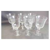 6 Vintage Mikasa French Countryside Crystal Line
