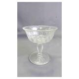 Vintage Clear Footed Sherbet or Dessert Bowl/Cup