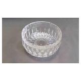 Vintage Deep Panel Cut Crystal Trinket/Candy Bowl