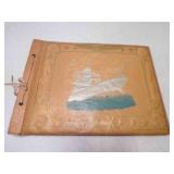 Authentic WWII Era US Navy Souvenir Photo Album