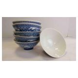 6 Vintage Andrea by Sadek Japanese Rice Bowls