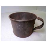 Vintage Metal Soldier Camping Cup