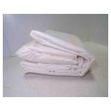 NEW White King Size Sheet Set - 1 Flat - 1 Fitted