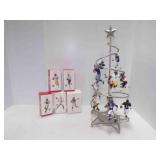 23' Tall Metal Christmas Tree Hooks for Ornaments