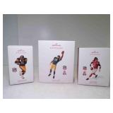 3 2018 Hallmark Keepsake NFL Ornaments - Matt