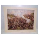 Reproduction Print 1865 Battle of Five Forks, VA