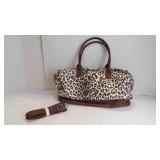 MyMealivos Canvas Weekend Animal Print Travel Bag