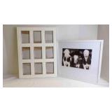 White Framed Wall Hanging Dï¿½cor & 4x6 Photo Frame