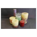 6 Lot of Used Candles
