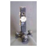 Tri-Ball Trailer Hitch Mount 11'x 2' Rust &