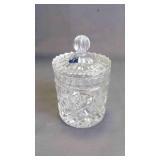 Vintage Lead Brilliant Cut Crystal w/Matching Lid