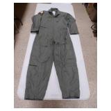 Sage Green Military Flight Suit from 1987 Contract