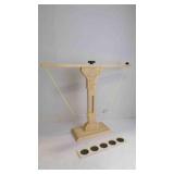Wooden 'Buffalo Games' Hook & Ring Battle Game w/