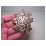 Vintage British Military Cap Badge for Black Watch