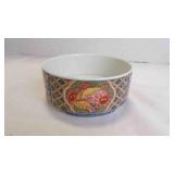 Vintage Detailed Japanese Porcelain Serving Bowl