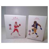 2 2019 Hallmark Keepsake NFL Ornaments - Todd