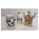 5 Vintage Japanese & Chinese Porcelain Ware