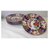 6 Vintage Chinese Porcelain Dinner Platters