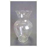 Classic Clear Round Bulbous Body Wide Mouth Vase