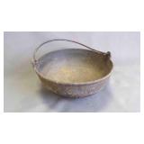 Antique Cast-Iron Scotch Open Stewing Pot w/Handle