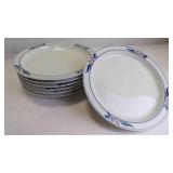 7 Vintage Dansk Bistro 'Maribo' Dinner Platters