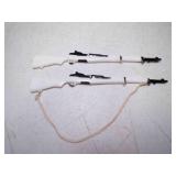 2 1960's Hasbro G.I. Joe White M1 Garand Rifles