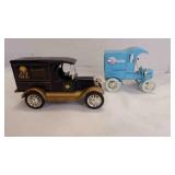 Heavy Die-Cast 1:24 Scale Coin Bank Model Cars