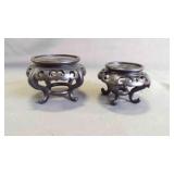 3 Vintage Beautifully Carved Wood Display Stands