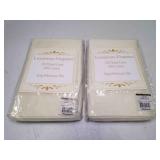 NEW 250 Thread Count 100% Cotton 2 Pair King Size