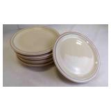 8 Vintage Restaurant Dinnerware Dinner Plates