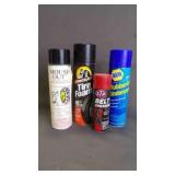 4 Cans of Auto & House Care Aerosols & Sprays