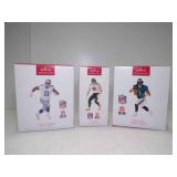 3 2025 Hallmark Keepsake NFL Ornaments - TJ Watt