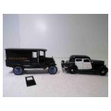 Die Cast Metal 1924 Chevrolet 1 Ton Police Patrol