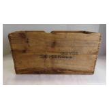Vintage Trojan Powder Co. Explosives Wooden Crate