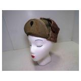 Vintage US Army M-51 Field Pile Cap Wool Ear Flaps