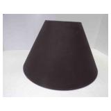 Large Round Black Fabric Lamp Shade