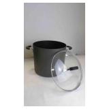 10Qt Non-Stick Anodized Stockpot w/Glass Lid
