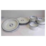 9 Vintage Dansk Bistro 'Maribo' Kitchen Ware Set