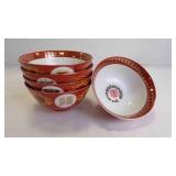 5 Vintage Chinese Porcelain Rice or Soup Bowls