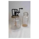 Antique Dazey Butter Churn & Vintage Mason Jar